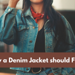 How denim jackets should fit.