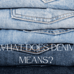 what denim means