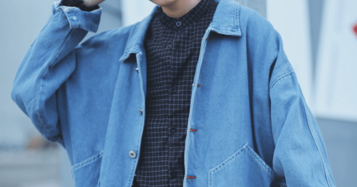 Men's Black Oversized Denim Jacket: Turn-Down Collar, Korean Style, Drop  Shoulders - Harajuku Fashion Statemen (as1, alpha, x_s, regular, regular)  at Amazon Men's Clothing store